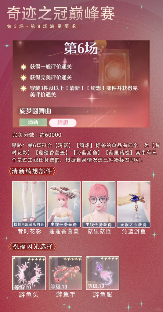 奇迹之冠巅峰赛第6场