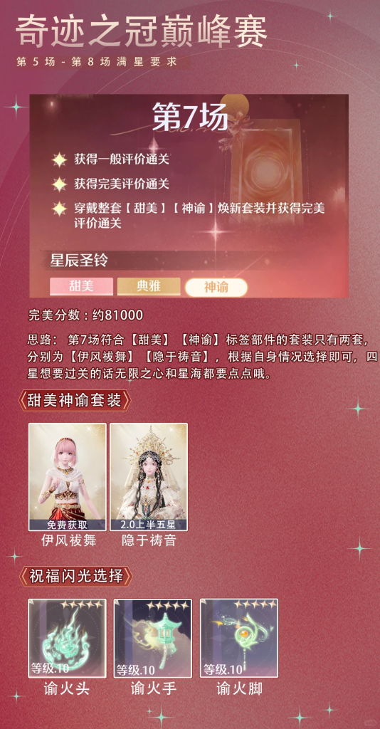 奇迹之冠巅峰赛第7场